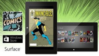 Comics by ComiXology on Surface Tablet with Windows RT [upl. by Sunshine]