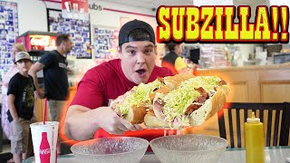 75 LB BEHEMOTH SUB SANDWICH FOOD CHALLENGE at PHILS 1500 SUBS Forest Grove OR [upl. by Hogue]