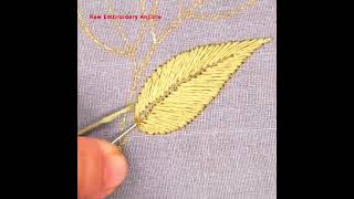 Leaf Embroidery Designs  Raw Embroidery Designs [upl. by Carli468]