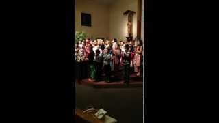 Celestes First Reconciliation  Recessional Song Ephesians 17 [upl. by Inaej545]