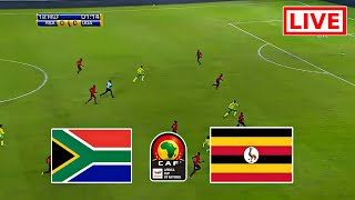 LIVE Gameplay pes21 South Africa vs Uganda  Africa Cup of Nations Qualifiers 2024 [upl. by Haliak]