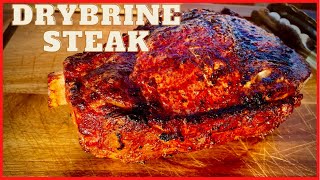 How to Dry Brine a Ribeye STEAK  BEST Grilled Steak [upl. by Olnay]