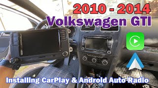 Mobile Car Mechanic  Installing A New Head Unit RCD330 Apple CarPlayAndroid Auto Radio [upl. by Bekah]