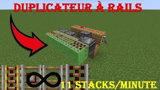 TUTO Duplicateur à rails l Minecraft 120  119  ❤️ [upl. by Mei]