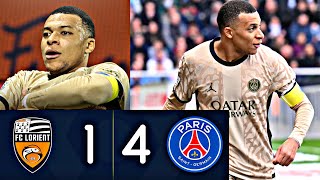 LORIENT  PSG 14 MBAPPÉ RÉAGIT 😂😂😂😂😂😂 mbappe psg lorient 2024 [upl. by Seraphine]