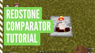 How To Make A REDSTONE COMPARATOR In Minecraft Plus What It Does amp How To Use It [upl. by Lonee287]