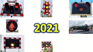 Level Crossings in 2021  End of Year compilation [upl. by Dagmar439]