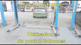 Utilisation pont 2 colonnes [upl. by Htrowslle]