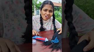 Hair and Colgate 😅shortvideos funny explore shortvideos reels comedy viralvideos [upl. by Kone]