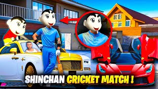 GTA 5 Shinchan amp Franklin amp Doraemon Playing Cricket Match [upl. by Lyrac]