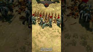 WBS 18 8 Knights vs 50 Barbarian Archers battlesimulator whowouldwin warlordsbattlesimulator [upl. by Elsy]