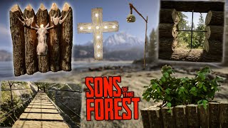 Do These Essential Designs And Beautify Your Buildings In Sons Of The Forest 13 NEW DESIGN [upl. by Ronica]