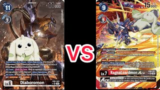 Diaboromon VS Ragnalordmon Token spam or the big bonk [upl. by Sinnod]