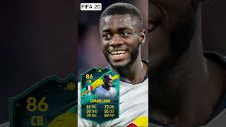 Todas las cartas de Upamecano en FIFA [upl. by Odetta]