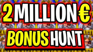 🔴 MY BIGGEST SLOT BONUS HUNT OPENING EVER €2000000 LIVE SLOTS 🔥 JOIN ME FOR BIG RECORD WINS‼️ [upl. by Altheta]