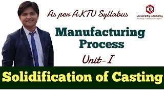 MP4 Heat Transfer and Solidification  Solidification of Casting  Solidification of Pure Metal [upl. by Schlesinger]