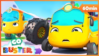 🚗 The New Tyres Busters Adventure at the Tyre Shop  Go Buster  Bus Cartoons amp Kids Stories [upl. by Niuqaoj]