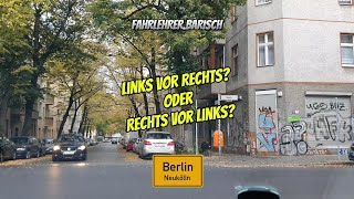 Fahrschule Fahrlehrer Barisch  Vorfahrt missachtet bei Rechts vor Links [upl. by Annonyw]