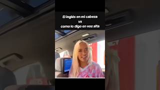 KAROL G HABLANDO INGLÉS 😹 shortvideos shorts viral tiktok youtubeshorts fyp parati [upl. by Oirevas357]