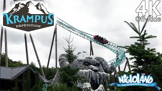 Krampus Expédition  4K OffRide  Nigloland  Mack Rides  Water Coaster  Cinematic [upl. by Mavilia]