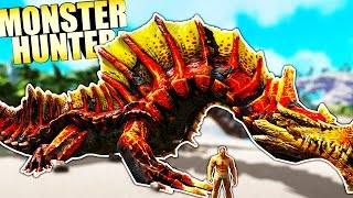 ARK Survival Evolved  NEW CRAZY MONSTERS GLACIAL AGNAKTOR GREAT BAGGI JAGGI  Monster Hunter Mod [upl. by Thaxter863]