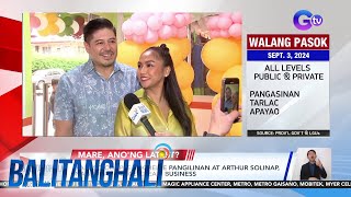 Kapuso couple Rochelle Pangilinan amp Arthur Solinap nagbukas ng ice cream business  Balitanghali [upl. by Mathian677]