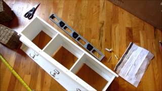 Target Threshold Entryway Wall Shelf  How to Hang and Install [upl. by Eytak524]