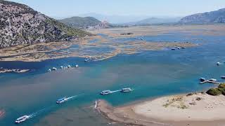 Dalyan Beach Iztuzu Turkey 2022  Rzeka Dalyan plaża Iztuzu Turcja 2022 [upl. by Emelen]