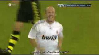 BvB vs Real Madrid  02  Robben Super Goal [upl. by Wing208]