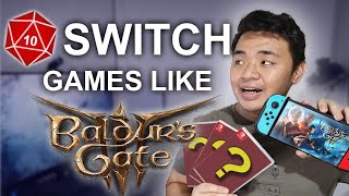 10 Nintendo Switch Games Like Baldurs Gate 3 [upl. by Weinert478]