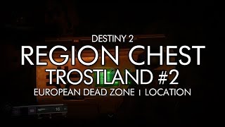 Destiny 2  Trostland Region Chest Location 2 European Dead Zone  EDZ [upl. by Mrots]