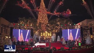 Christmas at the Grove tree lighting celebration [upl. by Kcajyllib833]