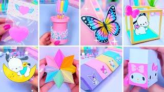 30 Easy paper craft ideas  Paper crafts DIY  School crafts  Paper tricks  Miniature crafts [upl. by David915]