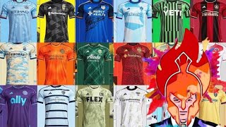 All The MLS Jerseys kits 202425 [upl. by Kermy438]