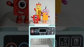 Satisfying Dishwasher Cleaning Numberblocks  ASMR Toy Washing Fun numberblocks dishwasher toys [upl. by Inwat]