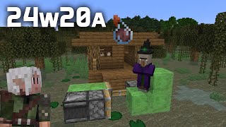 News in Snapshot 24w20a Massive Redstone Farming Change New Piston Sounds [upl. by Mcgraw]