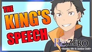 Why Subarus BIG SPEECH is so important in ReZero [upl. by Llezo]