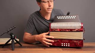 Hohner Corso Diatonic Tremolo Accordion  What is it Tuning Check A22354 [upl. by Rehsu116]