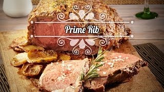 delicioso Prime Rib con Romero Tomillo y puré de Papa  ChefOropeza [upl. by Breban108]