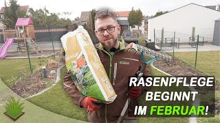 Die Rasenpflege beginnt bei uns im Februar [upl. by Assiralk]