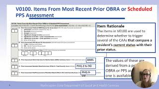 MDS30 Section V Care Area Assessment Summary CAAs [upl. by Ecaj]