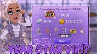 GETTING 1 YEAR STAR VIP  MSP [upl. by Atilal]