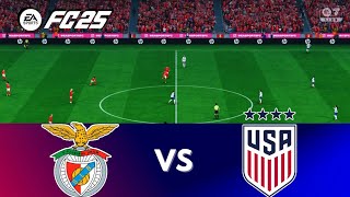 FC 25 SL BENFICA w vs USWNT  Oct 2 2024  Womens Friendly  PS5 Gameplay [upl. by Goldina]