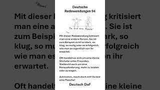 Deutsche Redewendungen 94 deutsch sprache lerne [upl. by Spoor900]