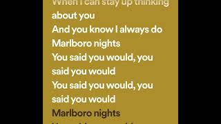 Marlboro Nights [upl. by Ede]