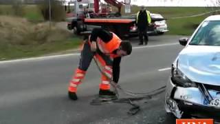 Zwei Schwerverletzte bei Unfall auf B 83 Nähe Sababurg [upl. by Ardekahs]