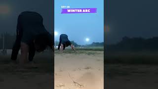 WINTER ARC DAY 28🥶🏃🏻‍♂️motivation shorts ytshorts [upl. by Haneen726]