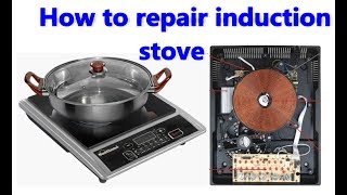 how to repair induction stove [upl. by Aivan]