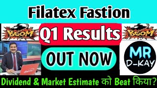 Filatex Fashions Q1 Results 2025 🔥 filatex fashion share latest news  filatex fashions latest news [upl. by Barbe950]