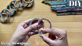 Useful DIY Basket using Newspaper  Best out of Waste Idea [upl. by Seana]